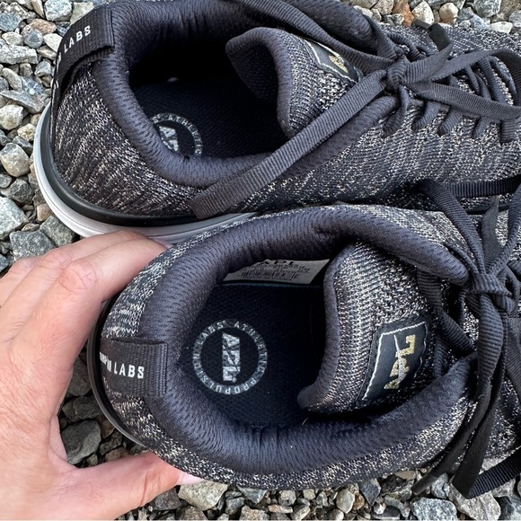 APL Techloom Pro Running Athletic Sneakers Black Gold Metallic Size 10 Women’s - Picture 9 of 12